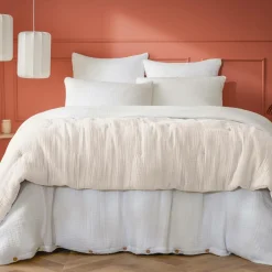 EMINZA Edredon quadruple gaze de coton (90 x 220 cm) Victoria x Gaïa pampa Beige Discount