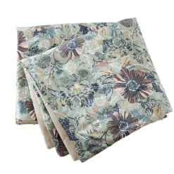EMINZA Edredon velours (90 x 220 cm) Dolores Vert Outlet