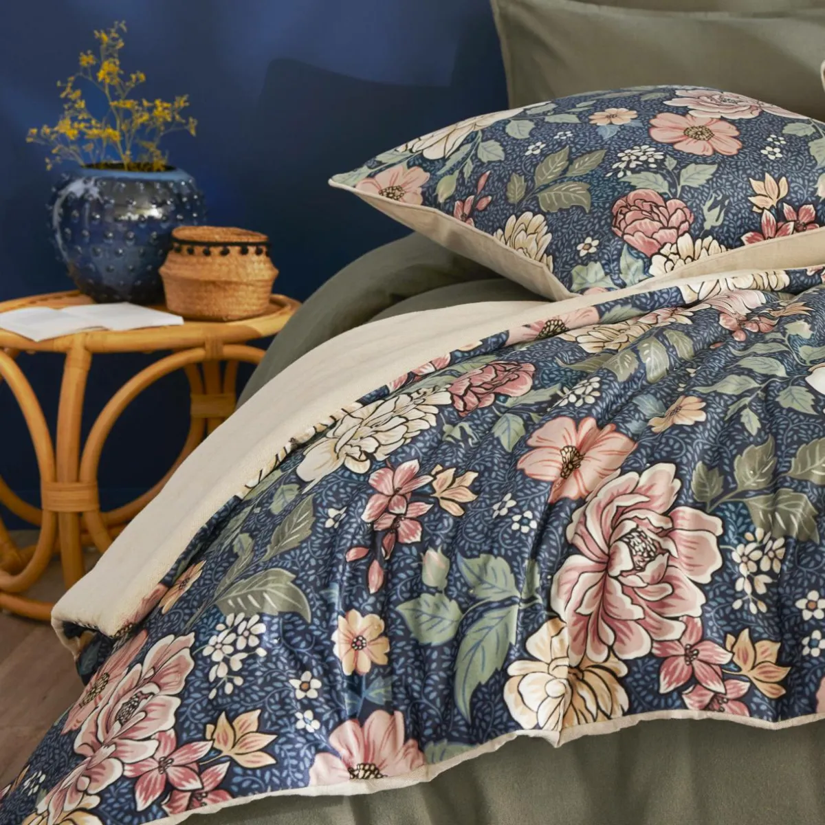EMINZA Edredon velours (90 x 220 cm) Dolores Rose Sale