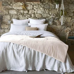 EMINZA Edredon velours de coton (90 x 200 cm) Victor pampa Beige New