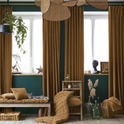 EMINZA Edredon velours de coton (90 x 200 cm) Victor Camel