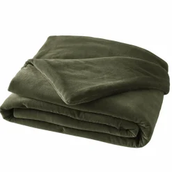 EMINZA Edredon velours de coton (90 x 200 cm) Victor thym Vert Best