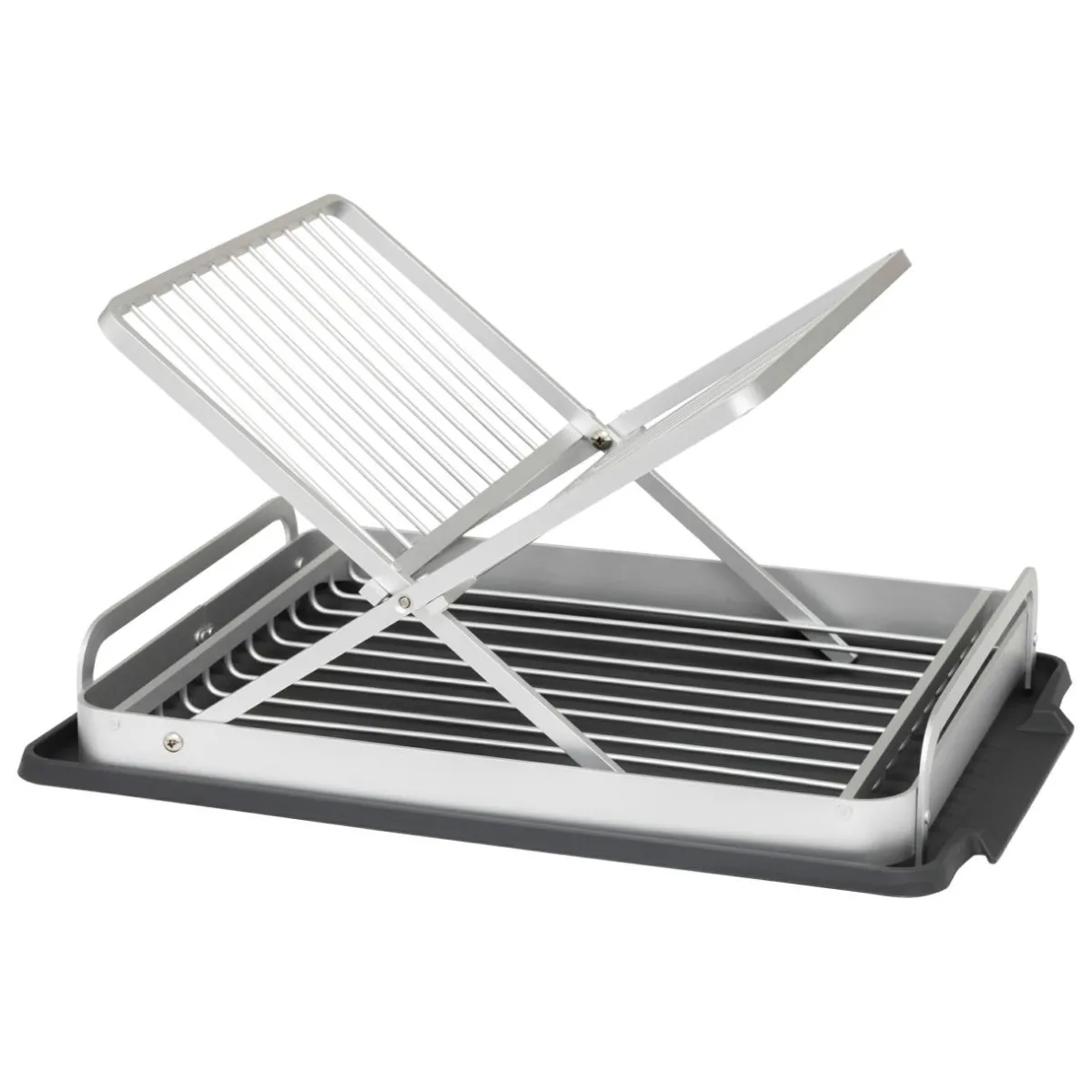 5 Five Simply Smart Egouttoir de cuisine pliant en aluminium (44 x 31 cm) Splash Gris Hot