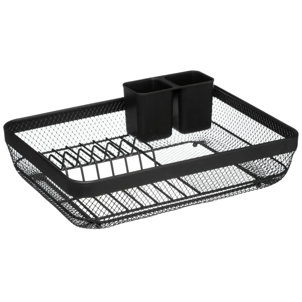 ATMOSPHERA Egouttoir vaisselle en métal (43 x H13 cm) Mayaj Noir Discount