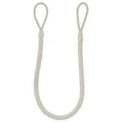 LUANCE Embrasse rideau (80 cm) Pearl he Blanc Discount