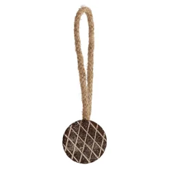 LUANCE Embrasse rideau bois Africa Marron Best