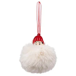 Feeric Lights & Christmas Enfant Pompon de Noël à suspendre (H9 cm) Blanc Clearance