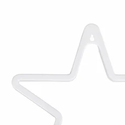 OSTARIA Enseigne lumineuse néon à piles (H26,8 cm) Étoile Jaune Sale