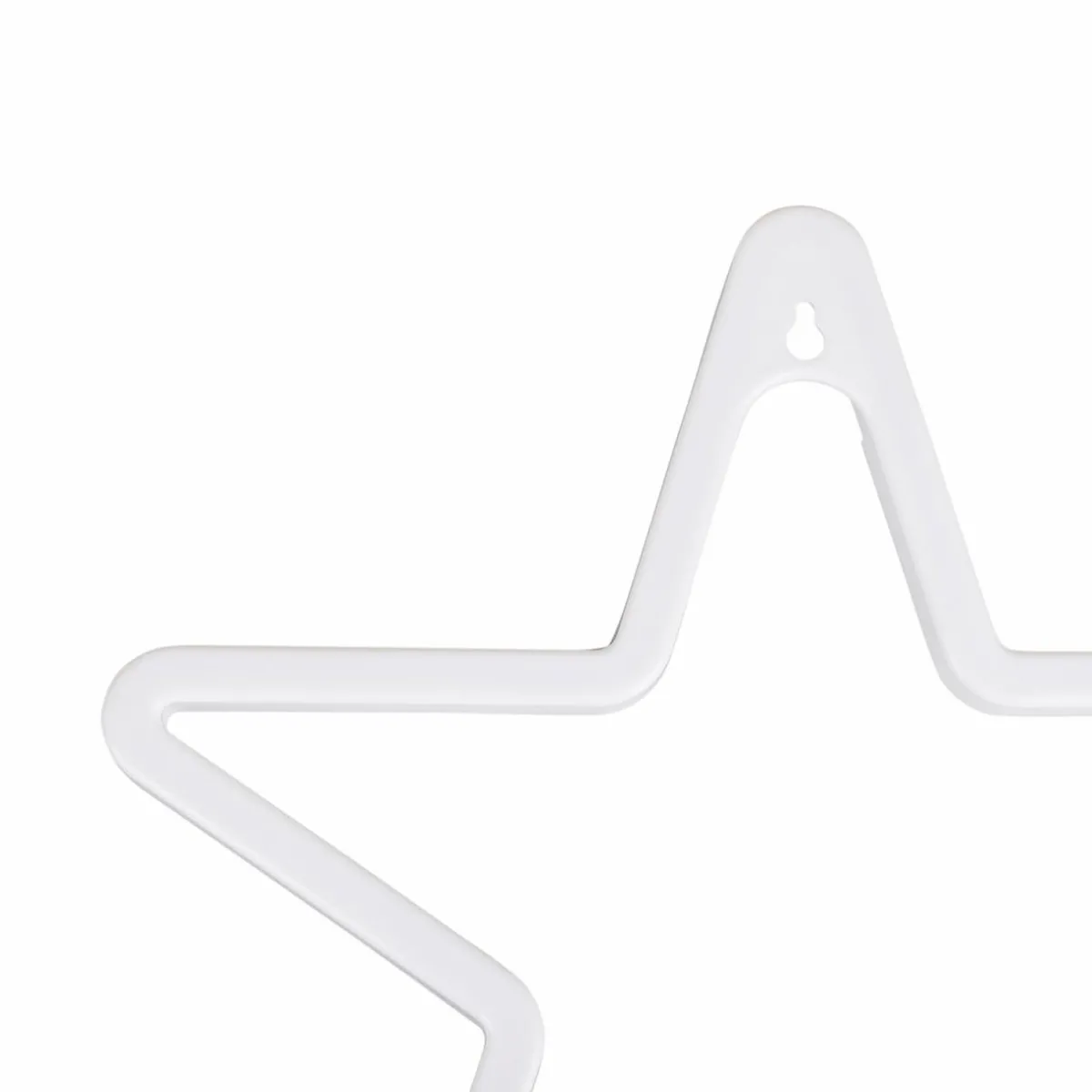 OSTARIA Enseigne lumineuse néon à piles (H26,8 cm) Étoile Jaune Sale