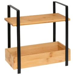 5 Five Simply Smart Etagère cuisine bois 2 niveaux bac (H30 cm) Ordera Noir Hot