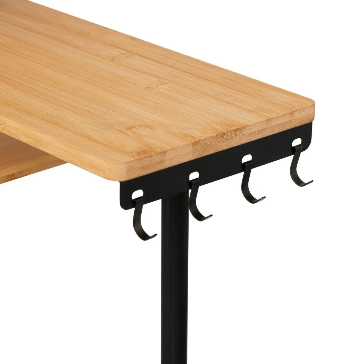 5 Five Simply Smart Etagère d'angle bambou 3 niveaux (H38 cm) Ada e Noir Clearance
