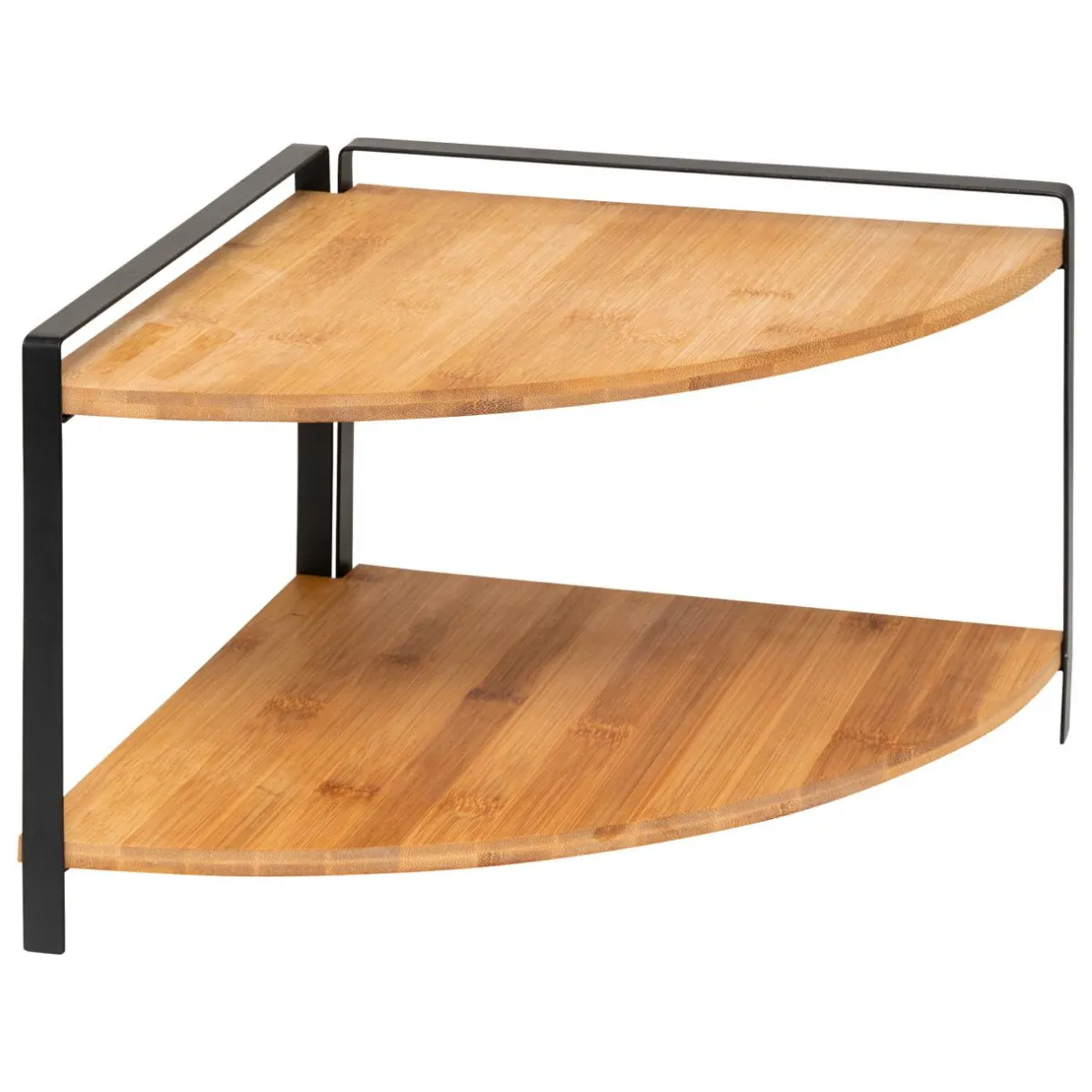 5 Five Simply Smart Etagère d'angle bois 2 niveaux (H20,5 cm) Ordera Noir Sale