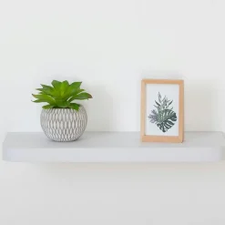 5 Five Simply Smart Etagère murale en bois (60 cm) Coins arrondis Fixy he Blanc Outlet