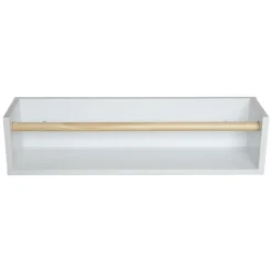 EMINZA Etagère murale enfant bois 1 niveau (H12 cm) Zoa he Blanc Best