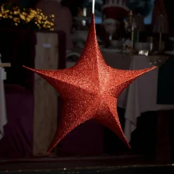 KAEMINGK Etoile de Noël à suspendre (D80 cm) Christmas Rouge New