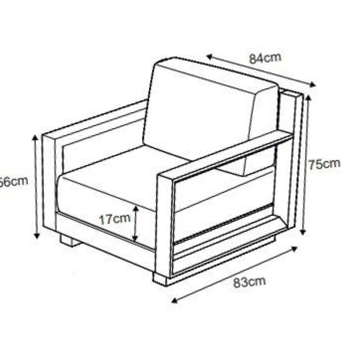 MOBELLIA Fauteuil de jardin détente en aluminium Elba Blanc et taupe Blanc - Taupe New