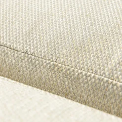 MOBELLIA Fauteuil de jardin détente en aluminium Elba Blanc et beige Blanc - Beige Best