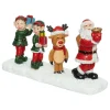 FEERIC LIGHTS Figurine pour village (H6,5 cm) Père Noël et Lutins Best