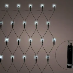KAEMINGK Filet lumineux à piles 1,80 m 192 LED Durawise Blanc froid New
