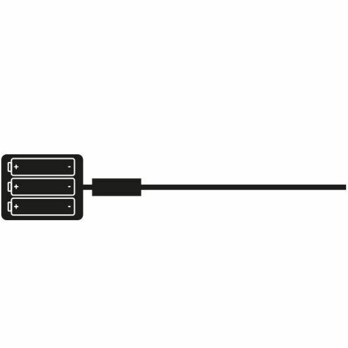 KAEMINGK Filet lumineux à piles D50 cm 84 LED Durawise Blanc chaud New