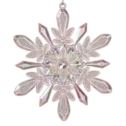 KAEMINGK Flocon de Neige à suspendre (H14 cm) Glacé Rose Online