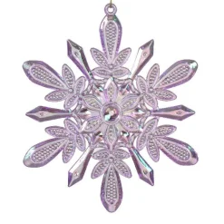 KAEMINGK Flocon de Neige à suspendre (H14 cm) Glacé Violet Outlet
