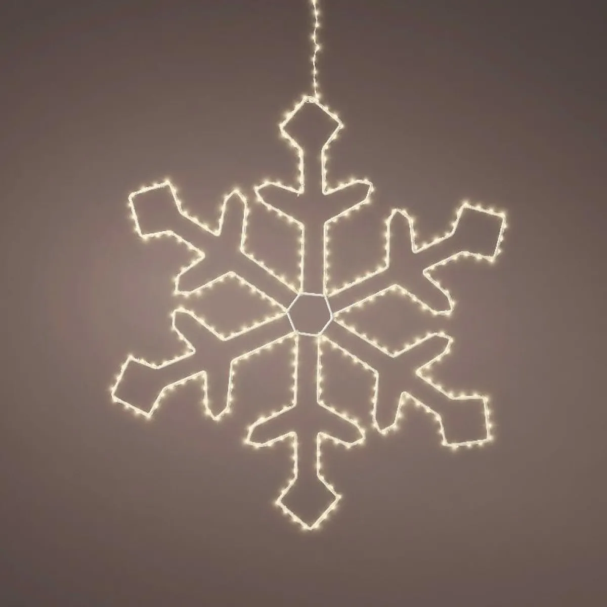 EMINZA Flocon lumineux à suspendre 335 LED (D58 cm) Everest Blanc chaud Best