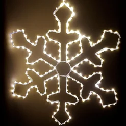 EMINZA Flocon lumineux à suspendre 220 LED (D37 cm) Everest Blanc chaud Discount
