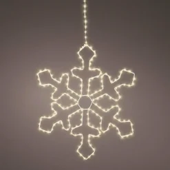 EMINZA Flocon lumineux à suspendre 220 LED (D37 cm) Everest Blanc chaud Discount