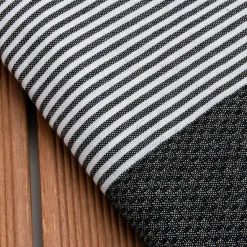 Fouta coton recyclé (100 x 200 cm) Océane e Noir Clearance