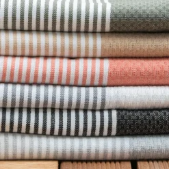 Fouta coton recyclé (100 x 200 cm) Océane Beige Online