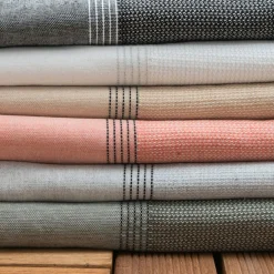 Fouta coton recyclé (100 x 200 cm) Beach e Noir