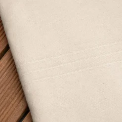 Fouta coton recyclé (100 x 200 cm) Sunshine Ecru Outlet