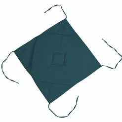 LOVELY CASA Galette de chaise carrée à rabats (40 cm) Nelson Bleu vert Discount