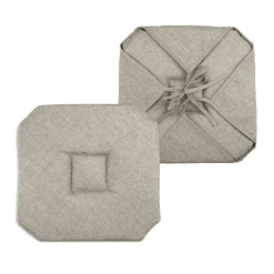 STOF Galette de chaise carrée à rabats (40 x 40 cm) Béa Taupe clair Discount