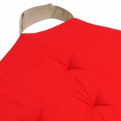 LOVELY CASA Galette de chaise carrée scratch (38 x 38 cm) Duo Rouge Online