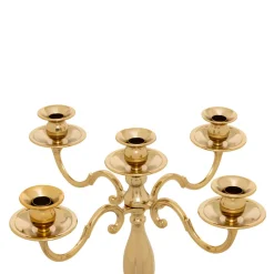 JJA Grand Chandelier en métal (H100 cm) Noël festif Dé Or