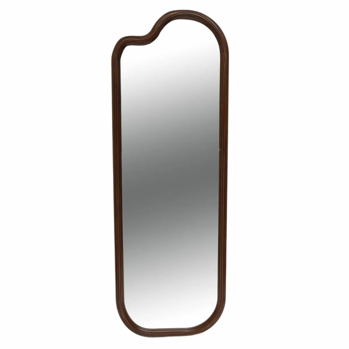 EMINZA Grand miroir mural en (H173 cm) Calcutta foncé Bois Discount