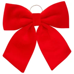 JJA Grand nœud de Noël (H35 cm) Pimlico velours Rouge Clearance