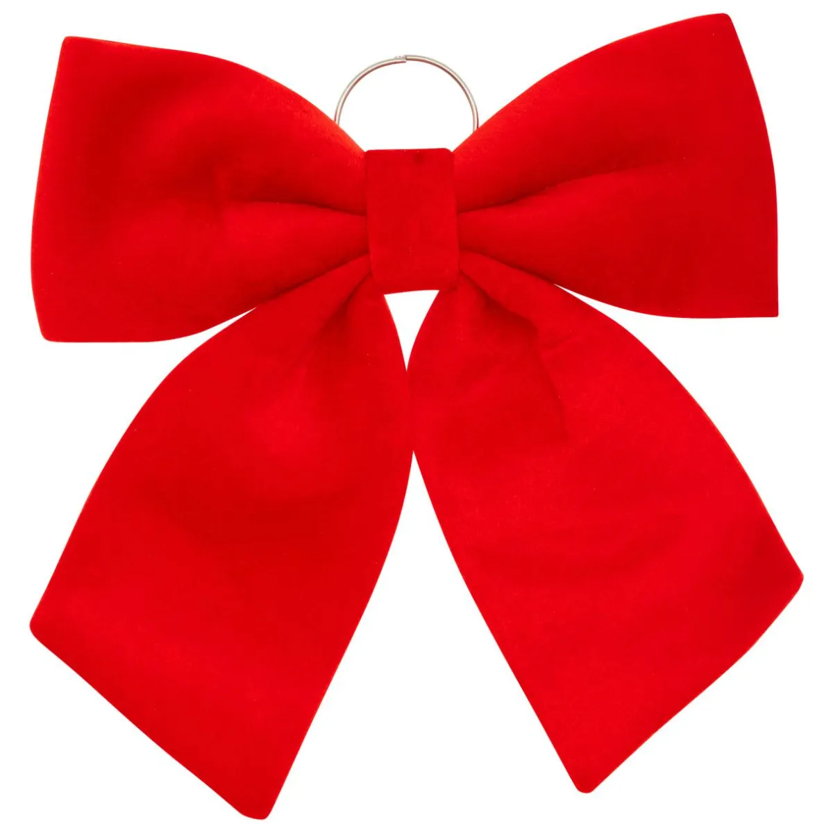 JJA Grand nœud de Noël (H35 cm) Pimlico velours Rouge Clearance