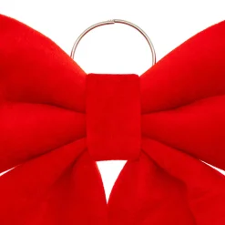 JJA Grand nœud de Noël (H35 cm) Pimlico velours Rouge Clearance