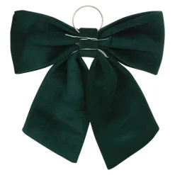 JJA Grand nœud de Noël (H72 cm) Prestige velours Vert sapin