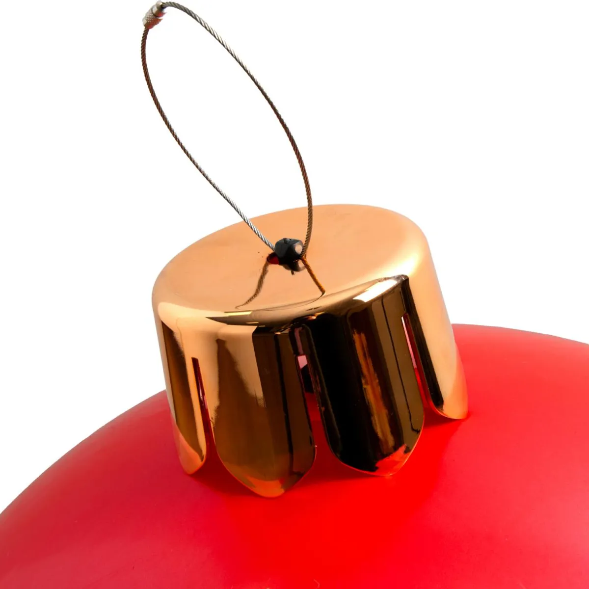 KOOPMAN Grande boule de Noël gonflable (D45 cm) Rouge Hot
