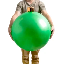 KOOPMAN Grande boule de Noël gonflable (D65 cm) Vert Clearance