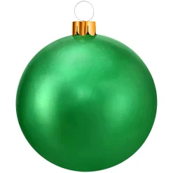 KOOPMAN Grande boule de Noël gonflable (D65 cm) Vert Clearance