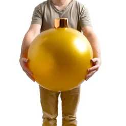 KOOPMAN Grande boule de Noël gonflable (D45 cm) Or