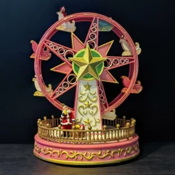 KAEMINGK Grande roue lumineuse et musicale à piles Féery Multicolore Hot