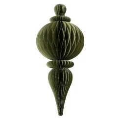 KAEMINGK Grande Suspension de Noël en papier (H80 cm) fermeture Magnétique Vert romarin Best