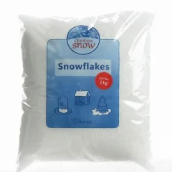 KAEMINGK Gros sachet de neige artificielle (2 kg) Flocons de neige Blanc Clearance