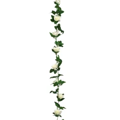 Atmosphera, cru017dateur d'intu017drieur Guirlande artificielle rose (230 cm) Naki he Blanc Sale